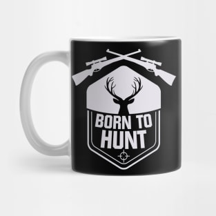 ✪ Born to hunt ✪ vintage hunter badge Mug